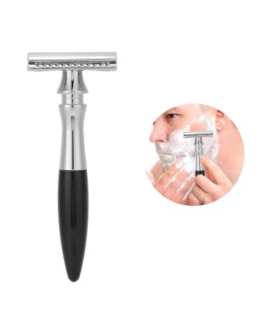 Double Edge Blade Retro Safety Razor - Foldable Stainless Steel Men's Hand Razor (Black) | Razor Epilation Device & Accessories for Hair Removal - Buy Online on SooperMarket.com
