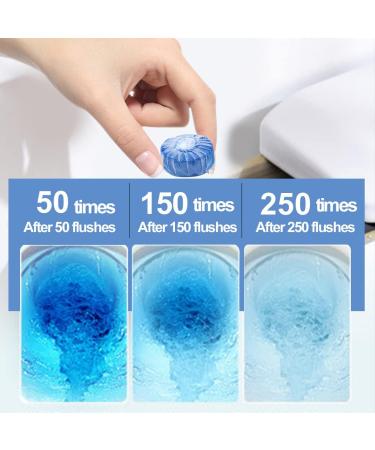 KIISIISO 54-Pack Toilet Bowl Cleaner Tablets for Commercial & Household Use - Blue, Multipurpose, Drop-in Tank Deodorizers - Buy Online on SooperMarket.com