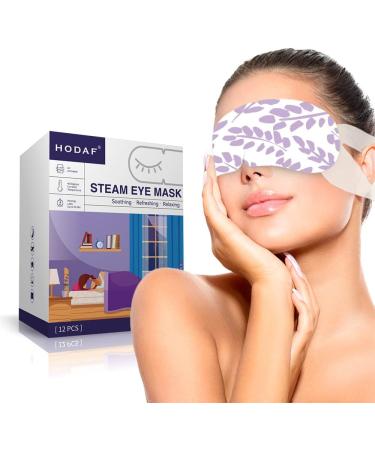 NEW UPDATED 12 Pcs Gentle Steam Eye Mask | Lavender Self Heating Gentle Warm Steam Eye Mask for Dry Eyes| Masks for Dark Circles Relaxation and Puffy Eyes |Disposable Hot Sleep Eye Mask - Buy Online on SooperMarket.com