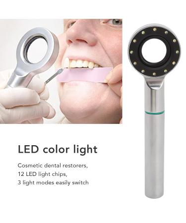 Base Light Oral Shade Matching LED Lamp - Tricolor Tooth Colorimetric Light with 12 Chips for Perfect Tooth Shade Matching | International Shipping Available - Buy Online on SooperMarket.com