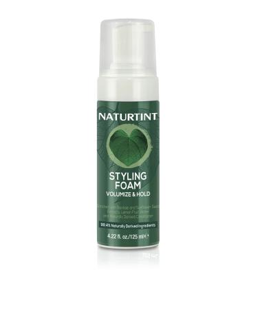 Naturtint Volumize & Hold Styling Foam - Naturally Derived Ingredients Dermatologically Tested Vegan