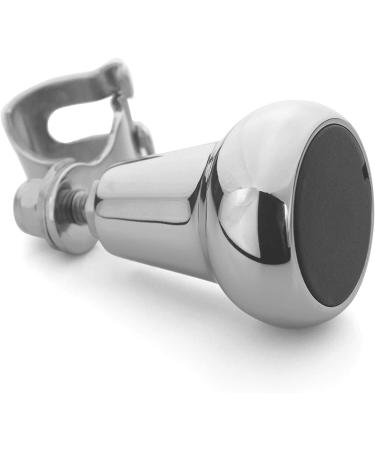 Salty Reef - Steering Wheel Suicide Knob - Universal AISI 316 Marine Grade Stainless Steel, Fits Steering Wheels up to 3/4" (All 3 Sizes). Large