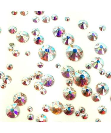 Swarovski 2058/2088 Crystal Nail Art Mixed Flatbacks Rhinestones - Crystal AB (001 AB) - Wholesale - Buy Online on SooperMarket.com