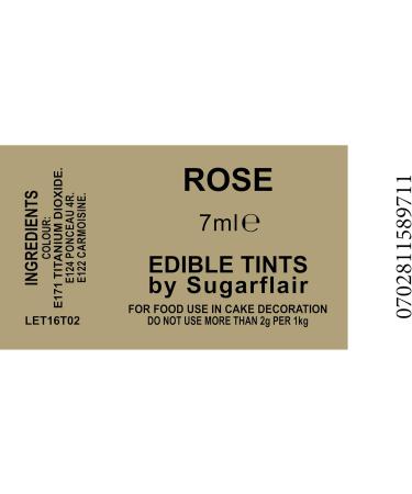 Sugarcraft Sugarflair Colour Blossom Tint Powder Dust Rose 7ml - Buy Online on SooperMarket.com