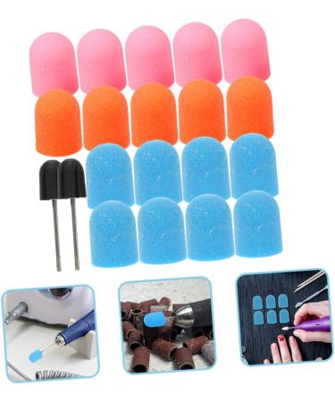 Mikinona 3 Sets Nail Art Polishing Caps Electric Nail File Accessory Drill Bits Manicure Pedicure Sanding Caps Nail Art Mmxmm Sanding Bands - Buy Online on SooperMarket.com
