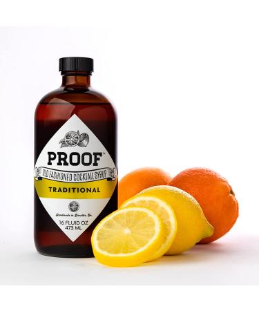 Proof Syrup Old Fashioned Cocktail Mixer (16 oz) | All-Natural Hand-Crafted Syrup with Real Bitters | Makes 32 Cocktails - Buy Online on SooperMarket.com