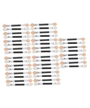 WOONEKY 40pcs Latex Eye Shadow Stick Make up Sponges Eyeshadow Foam Cosmetics Brush Aluminum