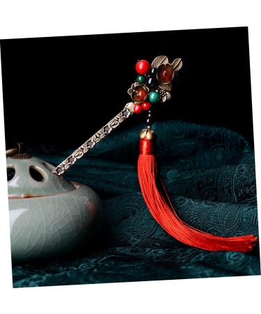 Mikinona Hairpin Vintage Decor Chinese Vintage Hair Clips Chinese Hair Chopstick Chinese Hair Accessories Hair Bun Stick Hanfu Hair Sticks Chinese Hair Forks Classic Alloy Woman Metal - Buy Online on SooperMarket.com