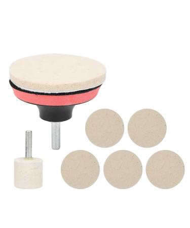 TEUOPIOE Car Windscreen Glass Scratch Remover Cerium Oxide Powder Polishing Kit Wheels Set Polish Pads - Buy Online on SooperMarket.com