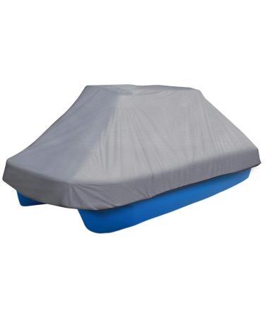 Leader Accessories Molded Pond Boat Cover Fits 8'-10'L Pond or Bass Boats (300D Grey)