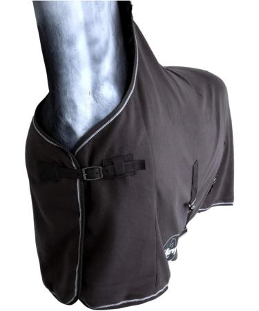 Marengos Economic Sweat Rug - Breathable Fleece Transport Blanket for Horses | Removable Cross Strap | Grey 115cm - Buy Online on SooperMarket.com