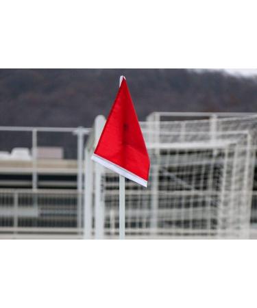 Kwik Goal Premier Corner Flags & Bases Set - Red & Black (4 Flags & Bases) - Buy Online on SooperMarket.com