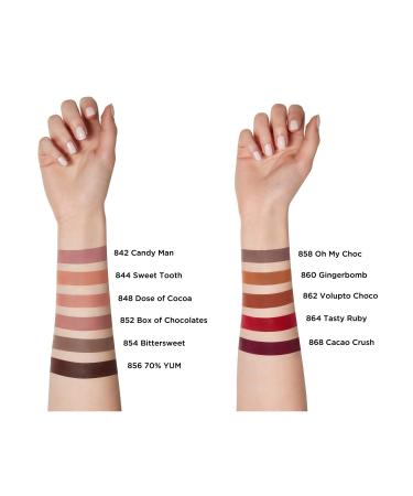 L'Or al Paris Ultra Matte Liquid Lipstick - Steffi's Chocolates 848 Dose Of Cacao 7.6ml | International Shipping Available - Buy Online on SooperMarket.com