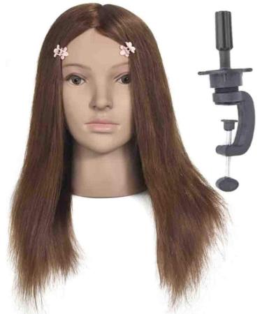 Tailor puppet female Model Head-Bridal Hair Exercise Headform Barber Shop Learn Dummy Head Perm Hair Coloring Medium Leader Training his tailor bust stand