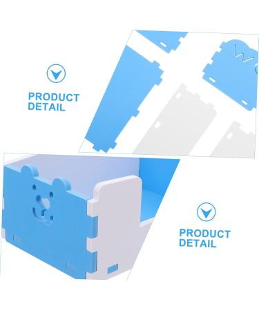 Yardwe 2 Pcs Hamster Toilet Critters Detachable Guinea Toilet Basin Chinchilla Toilet PVC Bathtub Small 15x10cmx2pcs Bluex2pcs - Buy Online on SooperMarket.com