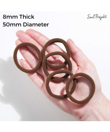 Soul Project Hair Tie Scrunchies - Colorful Rubber Bands for Girls & Women | Universal Elastic Hair Accessories - Buy Online on SooperMarket.com