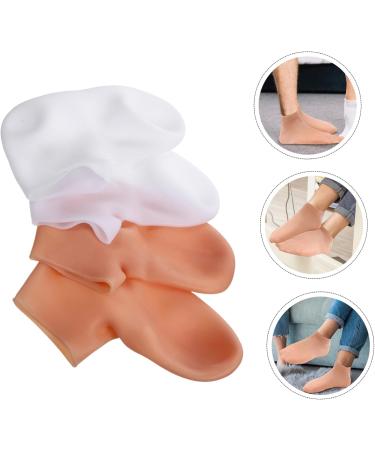 FOMIYES 2 Pairs Exfoliating Moisturizing Socks Womens Socks Moisture Enhancing Socks Womans Socks Spa Socks Women No Crease Hairpin Black Sebs Girl Child Cosmetic Socks - Buy Online on SooperMarket.com