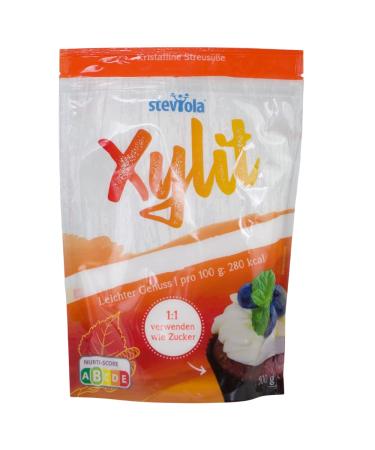 Steviola I Xylitol I Birch sugar I Suitable for food and drinks I Vegan and lactose-free I Sweetness without sugar I 500g Xylitol 500g