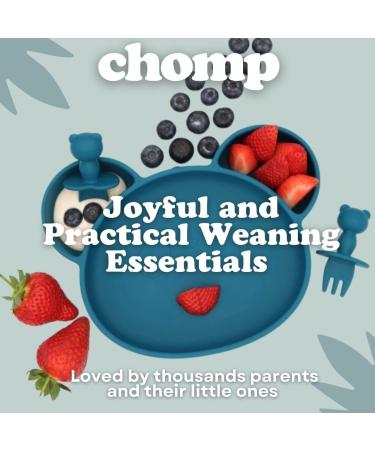 Suction Plate Baby Cutlery Set with Toothbrush, Bowl, Spoon, Fork - Dishwasher Safe, Pebble Grey - Buy Online on SooperMarket.com
