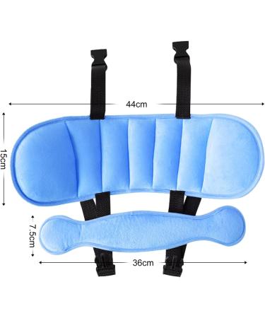 Adjustable Baby Headrest Sleep Aid Belt for Child Safety Seat - Soft & Comfortable Blue | TIANNAIT - Buy Online on SooperMarket.com