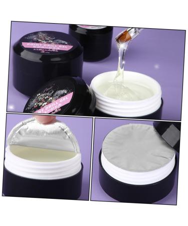 minkissy 1pc Disposable Glue Valid Tools Accessories for Nail Rhinestones Nail Gel Tool Nail Art Glue Manicure Gel Nail Glue Nail Point Drill Glue Drill Stickers 5x4cm As Shown - Buy Online on SooperMarket.com