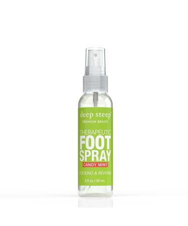 Deep Steep Therapeutic Foot Spray - Cooling Candy Mint 2oz