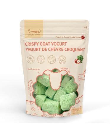 Loopypaws Freeze Dried Goat Yogurt for Dogs & Cats - Veggie & Apple Flavour | Heathy Pet Treats & Meal Toppers | All Natural | Rich in Nutrients | Support Digest and Overall Well-Being (30g)