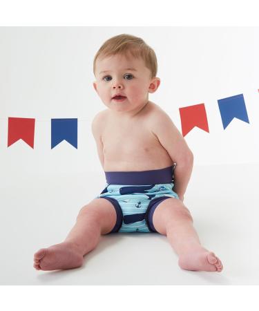 Splash About Happy Nappy Vintage Moby | Reusable Swim Nappy 0-3 Months - Buy Online on SooperMarket.com
