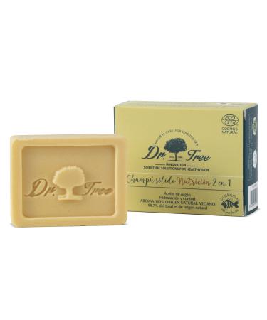 Dr.Tree 2 in 1 fixed Nourishing shampoo firm shampoo + organic rinsing damaged and brittle hair 99% natural ingredients ecocert 75 GR nutritives