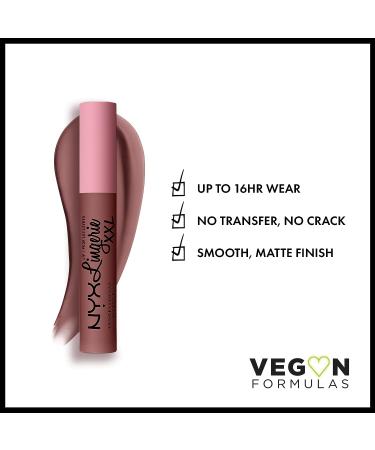 NYX Lip Lingerie XXL Matte Liquid Lipstick in Unhooked - Grey Toned Beige | 0.13 Fl Oz - Buy Online on SooperMarket.com