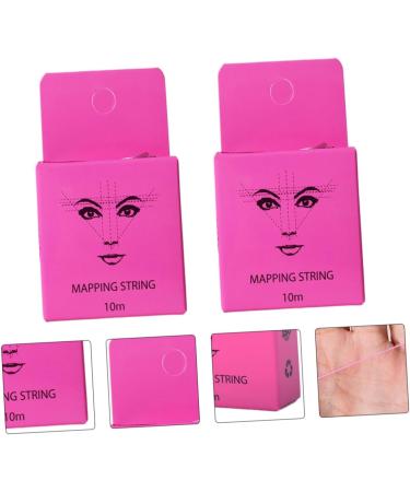 Healeved 2 Boxes Eyebrow Auxiliary Ruler Simple Cosmetics Accessory - Buy Online on SooperMarket.com