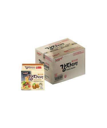 Samyang Potato Flavour Instant Noodle Ramen Suitable For Vegetarian (Pack of 40) by CNMART