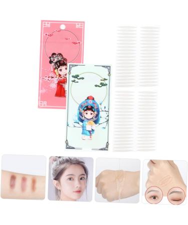Mikinona Big Eyes 2 Sets 2 Sided Tape Eyelid Lifter Strips for Hooded Eyes Eyelid Strips Beauty Stickers Single Sided - Buy Online on SooperMarket.com