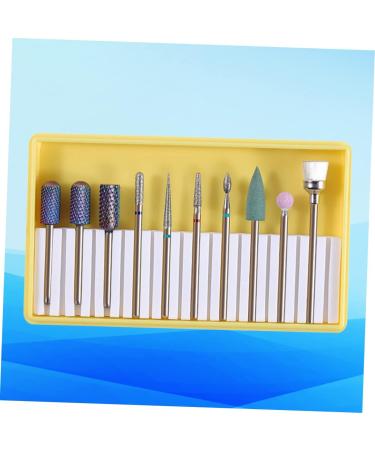 Beavorty 2 Sets Nail File Drill Bits Grit Manicure sand tool nail grinding polisher Nail Art supplies Nail Drill Replacement Bits Gel Nails Bit Cuticle Drill Bits Grinding head alloy 5x1cmx2pcs Yellowx2pcs - Buy Online on SooperMarket.com