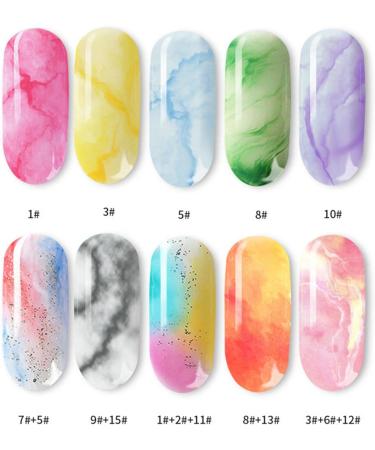 5 Pcs Fine Tip Nail | Smudge for Nail Nail Art Pens in 15 Vibrant Colors | Fine Tip Nail Art for Nail Painting Nail Graffiti Nail Art Supplies 15Pcs No UV LED Needed Kot-au - Buy Online on SooperMarket.com