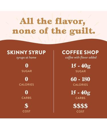 Jordan's Skinny Syrups Sugar-Free Coffee Syrup Hazelnut Flavoring for Chai Latte Protein Shake and More - Zero Calorie Gluten-Free Keto Friendly - 750ml (25.4 Fl Oz) - Buy Online on SooperMarket.com