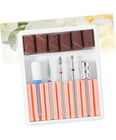 POPETPOP 2 Sets Nail Drill Bits Nail Polish Tools Sturdy Drill Bits Nail Files for Gel Nails Nail Art Tool Drill Bits for Nails Brocas Para Nail Grinding Head Manicure Tools Alloy Pink 6.5x5.5cmx2pcs Pinkx2pcs - Buy Online on SooperMarket.com