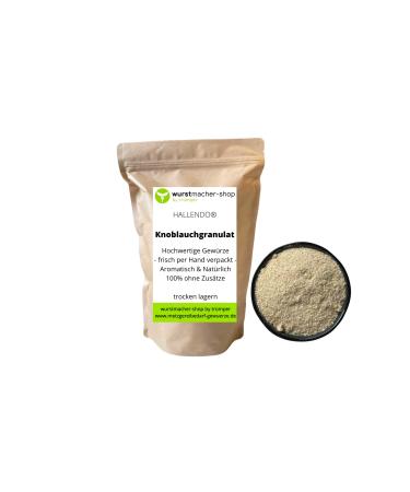 Garlic granules Garlic 1kg - top quality without additives wurstmacher-shop by tr mper HALLENDO
