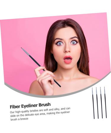 Mikinona 12 pcs fine eyeliner brush eyeshadow applicators Cosmetic Eye Wand Girls Eyeliner Brush suite travel 18X0.4X0.4CMx3pcs Blackx3pcs - Buy Online on SooperMarket.com