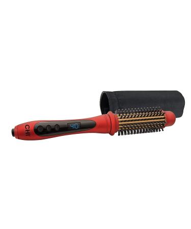 CHI Amplitude Ceramic Heated Round Brush - Ruby Red | Salon-Quality Styling Tool - Buy Online on SooperMarket.com