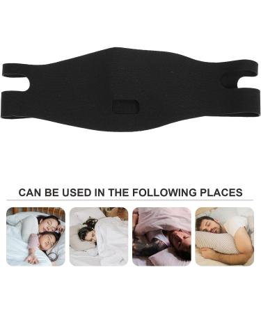 Healifty Chin Strap 2Pcs - Anti Snoring Facial Exerciser for Snoring Solution - Unisex Snore Straps in Black - Buy Online on SooperMarket.com