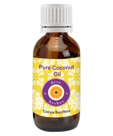 Pure Coconut Oil 100ml (Cocus nucifera) 100% Natural Cold pressed & Therapeutic Grade