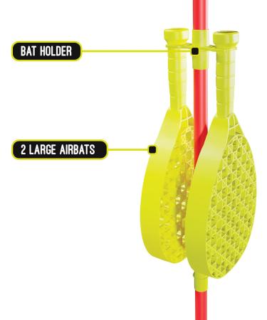 Swingball Classic Original - Red & Yellow | Outdoor Fun | Traditional Ground Set with Tennis Ball & 2 Bats | Ages 5+ - Buy Online on SooperMarket.com
