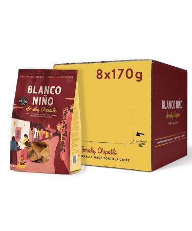 Blanco Ni o - Traditional Tortilla Chips - Smoky Chipotle - 8 x 170g
