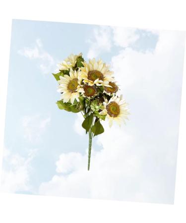 Cabilock Imitated Sunflower Bouquet 1pc Home Decor European Household Decoration European Style Sunflower Adornment Decorate - Buy Online on SooperMarket.com