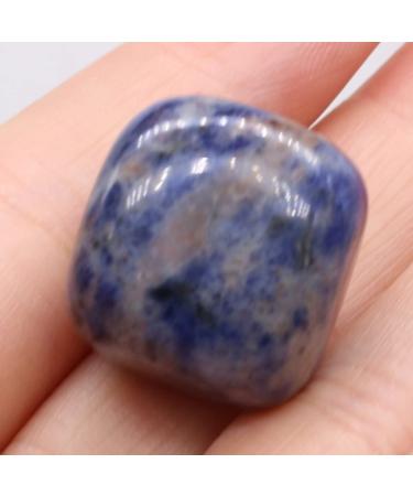 Bulk Natural Black Volcanic Lava Stone Ornaments Polished Rough Rock Reiki Crystals and Stones Home Decor Sodalite 5PC Stone Collection