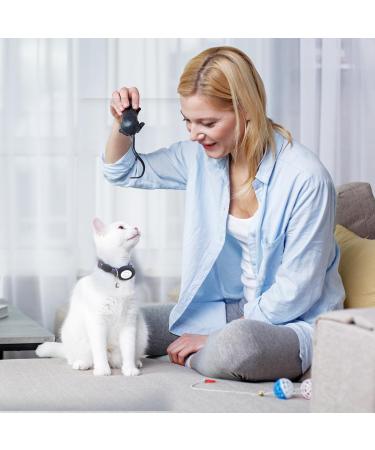 Adjustable Airtag Cat Neck Band with Bell | Silicone Protective Cover & Breakaway Safety Buckle | Black | Compatible with Apple Airtag - Buy Online on SooperMarket.com