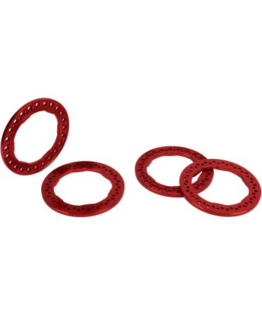 Alomejor 1.9 Aluminum Alloy Beadlock Rings - 4 Piece Red Replacement for Easy Installation & Repair - Buy Online on SooperMarket.com