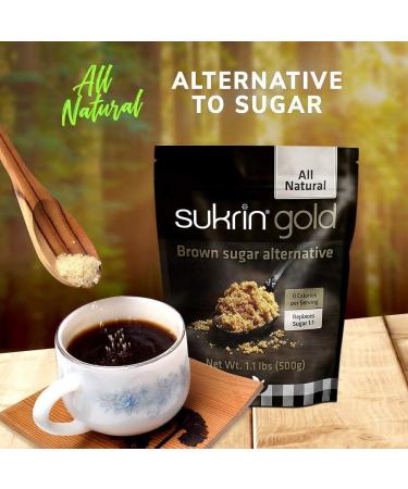 Sukrin Sugar Substitute 2x250g | Best Sukrin Gold Natural Sweetener - International Shipping - Buy Online on SooperMarket.com