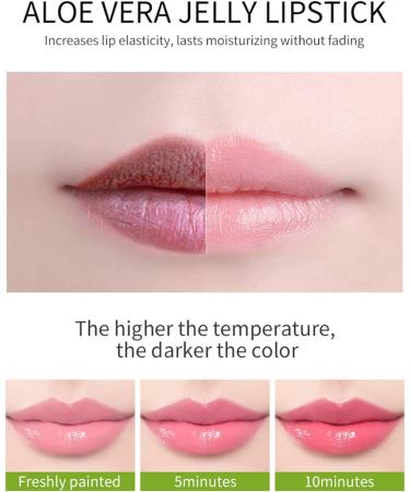 Aloe Vera Lip Balm Magic Colour Changing Lipstick Long Lasting Lip Balm Set Lips Moisturizer Aloe Vera Lip Stick for Women Girls (3 Pack) - Buy Online on SooperMarket.com